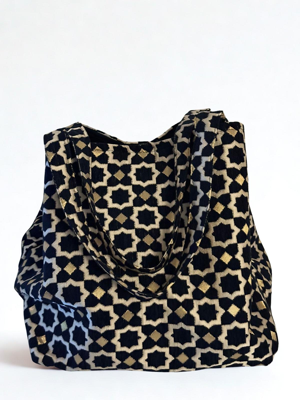 Marrakech Shopper/ Tote Bag XL Black