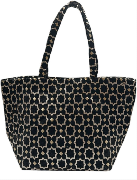 Marrakech Shopper/ Tote Bag  XL Black