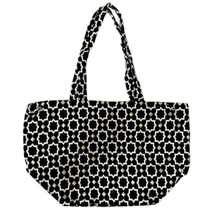 Marrakech Shopper- Tote Bag Medium Black