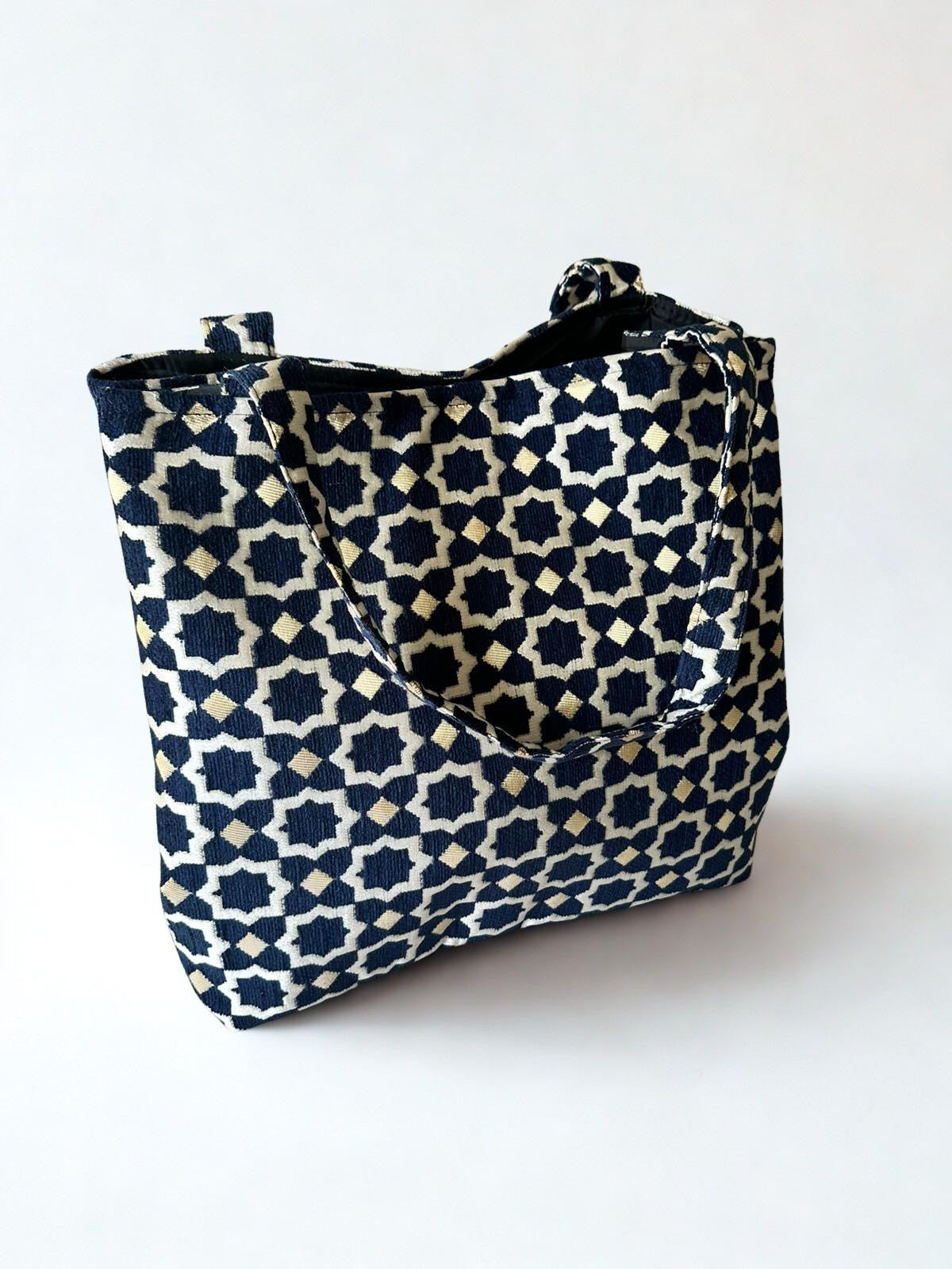 Marrakech Shopper XL Donkerblauw