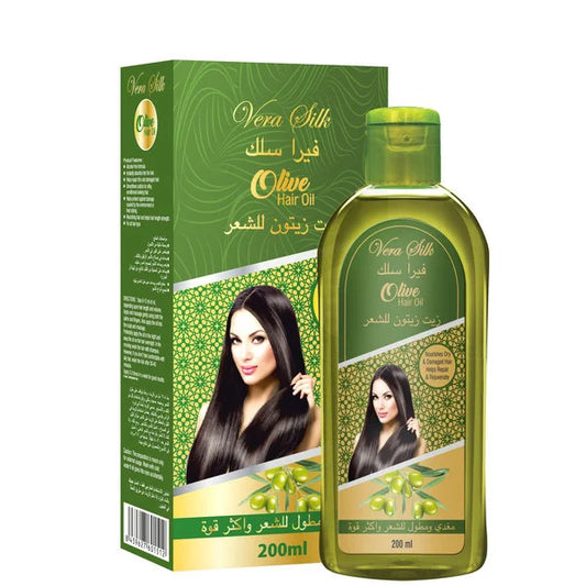 Hair Oil Olive Oil 200 ml van Vera Silk